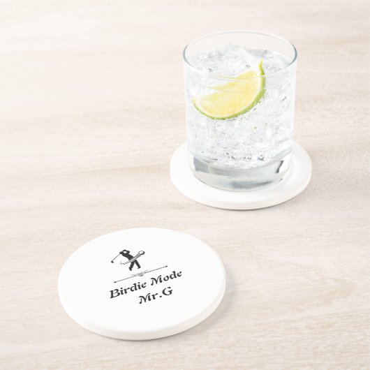 Eleganter Chic Golf-Untersetzer-Geschenk 2026  Getränkeuntersetzer (Seite)