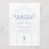 Eleganter Chic Gothic Hochzeitsshuttle-Service-Sch (Vorderseite)