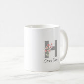 Eleganter Chic Individuelle Name Kaffeetasse (VorderseiteRechts)