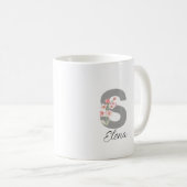 Eleganter Chic Individuelle Name Kaffeetasse (VorderseiteRechts)