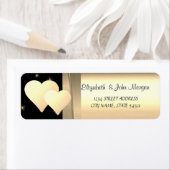 Eleganter Chic Luxus, Imitate Gold Hearts (Insitu)