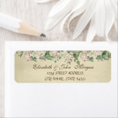 Eleganter Chic Luxus - Rose Adressetikett (Insitu)