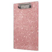 Eleganter Chic-LuxusImitat-Glitzer-Rosen-Gold Klemmbrett (Links)