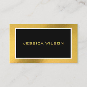 Eleganter Chic mit Goldrahmen-Visitenkarte Visitenkarte