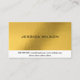 Eleganter Chic mit Goldrahmen-Visitenkarte Visitenkarte