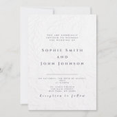 Eleganter Chic & Modern Wedding Einladung (Vorderseite)