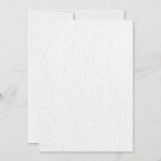 Eleganter Chic & Modern Wedding Einladung (Rückseite)