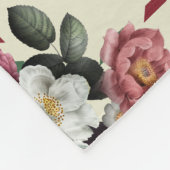 Eleganter Chic Personalisierter Liebe Handgeschrie Fleecedecke (Ecke)