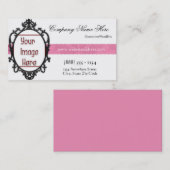 Eleganter Chic-Rahmen addieren Visitenkarte (Vorne/Hinten)