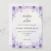 Eleganter Chic Romantische Minimalistisch Classic  Einladung (Vorderseite)