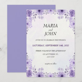 Eleganter Chic Romantische Minimalistisch Classic  Einladung