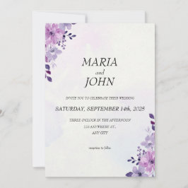 Eleganter Chic Romantische Minimalistisch Classic  Einladung