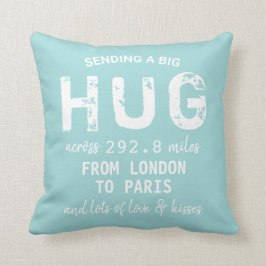 Eleganter Chic "Sending a big Hug" benutzerdefinie Kissen