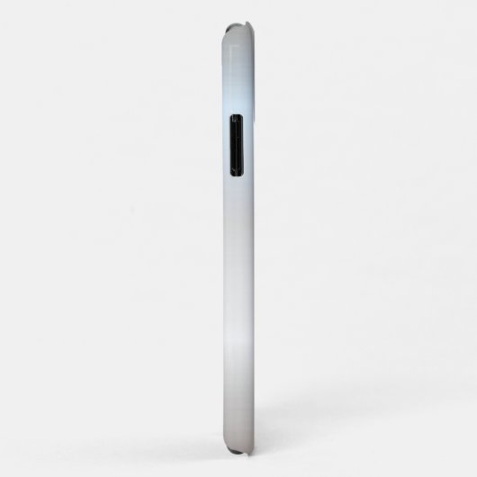 Eleganter Chic Silver Glitzer Tropfen Case-Mate iPhone Hülle (Hinten/Rechts)