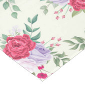 Eleganter Chic Spring Floral Mittelgroßer Tischläufer (Ecke)