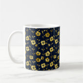 Eleganter Chic Stilvoll Feminine Trendy Black Gold Kaffeetasse (Links)