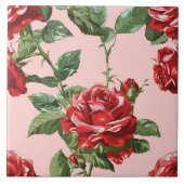 Eleganter Chic Stilvoll Girly Blume Rose Trendy Fliese (Vorderseite)