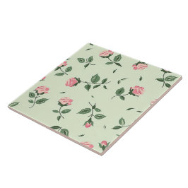 Eleganter Chic Stilvoll Girly Blume Rose Trendy Fliese