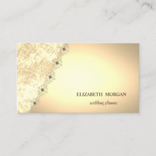 Eleganter Chic Stilvoll, Gold Visitenkarte