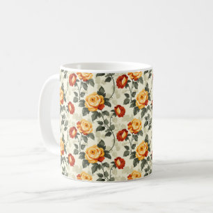 Eleganter Chic Stilvoll Stilvoll Rustikale Rose Kaffeetasse