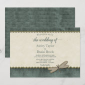 Eleganter Chic Stilvolle Luxus-Script Moderne Hoch Einladung (Vorne/Hinten)