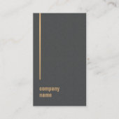 Eleganter Chic Texture Gray Imitats Gold Consultan Visitenkarte (Vorderseite)