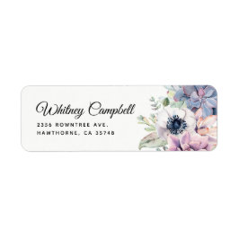 Eleganter Chic Watercolor Succulent Florals