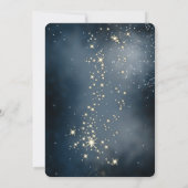 Eleganter Chic Weihnachtsbaum, Weihnachtsfeier Par Einladung (Rückseite)