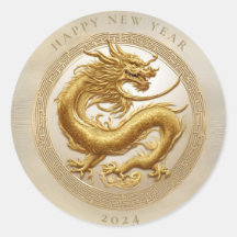 Eleganter chinesischer New Year Gold Dragon