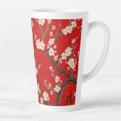 Eleganter Chinesischer Roter Plum Blossom Milchtasse (Rechts)