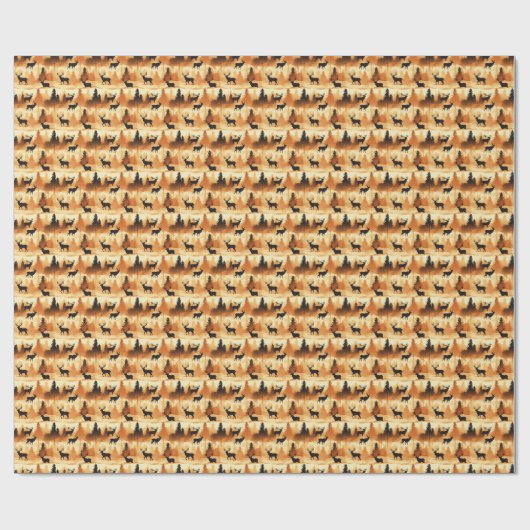 Eleganter Christelenwald Geschenkpapier (Flach)