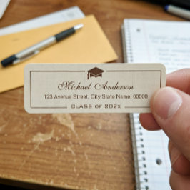 Eleganter Classic Ivory Linen Abschluss Graduate