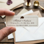 Eleganter Classic Ivory Linen Abschluss Graduate