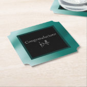 Eleganter Color Paper Untersetzer (angewinkelt)