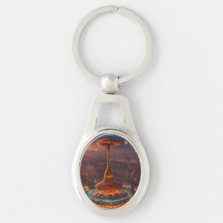 "Eleganter Compact Schlüsselanhänger mit dekorativ