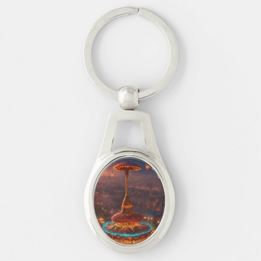 "Eleganter Compact Schlüsselanhänger mit dekorativ (Vorderseite)