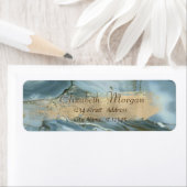 Eleganter Cooler Marmor, Imitate Gold Pinselstrich (Insitu)