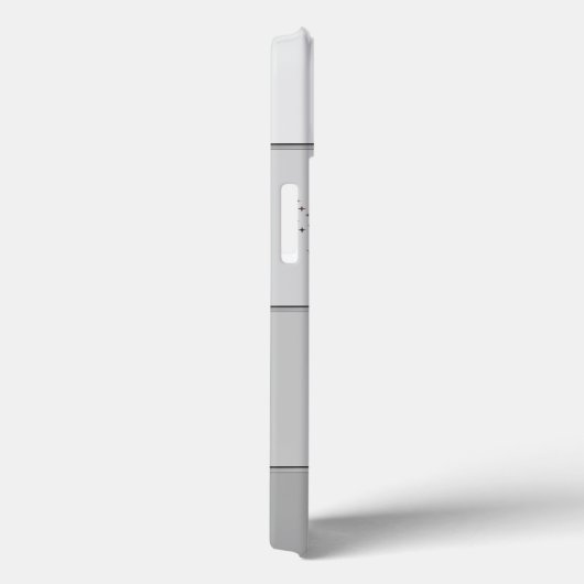 Eleganter Cooler, moderner Grau gestreift, Lashes Case-Mate iPhone Hülle (Rückseite / Rechts)