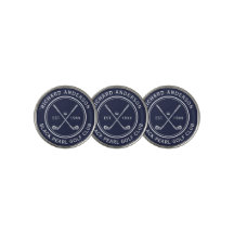 Eleganter Custom Golf Club Name Navy Blue