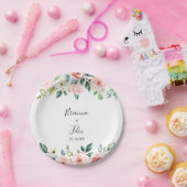 Eleganter Dainty Herbst Blumenkuchen Pappteller (Party)