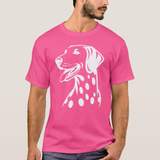 Eleganter Dalmatiner Dog Beautiful Dog Portrait Fr T-Shirt