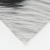 Eleganter Dalmatiner-Kunstfell-Musterposter Fleecedecke (Ecke)