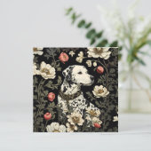 Eleganter Dalmatiner William Morris Inspiriert (Stehend Vorderseite)