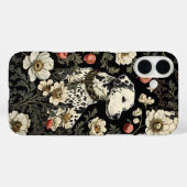 Eleganter Dalmatiner William Morris Inspiriert Case-Mate iPhone Hülle (Rückseite (Horizontal))