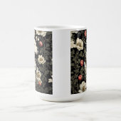 Eleganter Dalmatiner William Morris Inspiriert Kaffeetasse (Mittel)