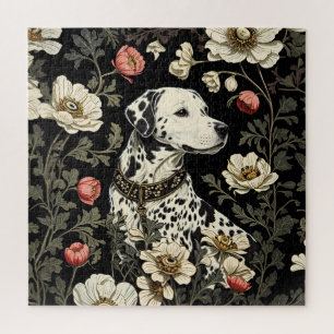 Eleganter Dalmatiner William Morris Inspiriert Puzzle