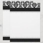 Eleganter Damast-Letterhead (Vorne/Hinten)