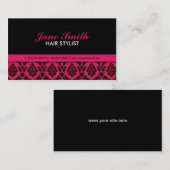 Eleganter Damast-modernes berufliches mit Visitenkarte (Vorne/Hinten)