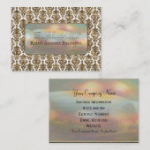 Eleganter Damast Vans Marken beruflich Visitenkarte (Vorne/Hinten)