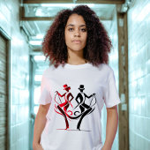 Eleganter Dance Duo T - Shirt
